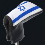 Israel flag blue Star of David Golf Head Cover<br><div class="desc">Israel Israeli flag The blue stripes are intended to symbolize the stripes on a tallit, the traditional Jewish prayer shawl. The portrayal of a Star of David on the flag of the State of Israel is a widely acknowledged symbol of the Jewish people and of Judaism. #israel #bluestar #starofdavid #judaism...</div>