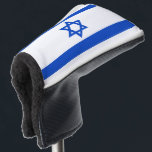 Israel flag blue Star of David Golf Head Cover<br><div class="desc">Israel Israeli flag The blue stripes are intended to symbolize the stripes on a tallit, the traditional Jewish prayer shawl. The portrayal of a Star of David on the flag of the State of Israel is a widely acknowledged symbol of the Jewish people and of Judaism. #israel #bluestar #starofdavid #judaism...</div>