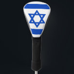 Israel flag blue Star of David Golf Head Cover<br><div class="desc">Israel Israeli blue Star of David flag The blue stripes are intended to symbolize the stripes on a tallit, the traditional Jewish prayer shawl. The portrayal of a Star of David on the flag of the State of Israel is a widely acknowledged symbol of the Jewish people and of Judaism....</div>
