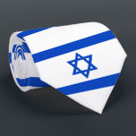 Israel flag blue Star of David Tie<br><div class="desc">Israel Israeli blue Star of David flag The blue stripes are intended to symbolize the stripes on a tallit, the traditional Jewish prayer shawl. The portrayal of a Star of David on the flag of the State of Israel is a widely acknowledged symbol of the Jewish people and of Judaism....</div>