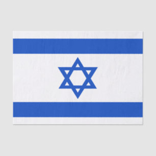Israel flag blue Star of David Tissue Paper