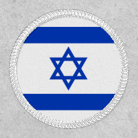 Israel flag blue white modern patriotic