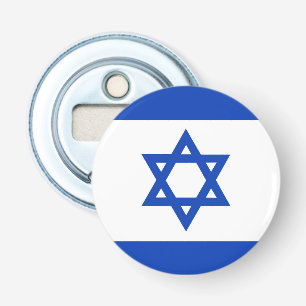 Israel flag bottle opener