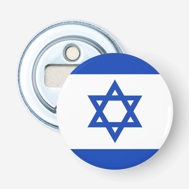 Israel flag bottle opener (Front)
