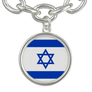 Israel flag bracelet