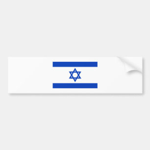 Israel Flag Bumper Sticker