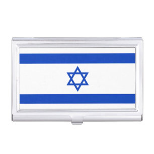 Israel Flag Business Card Case