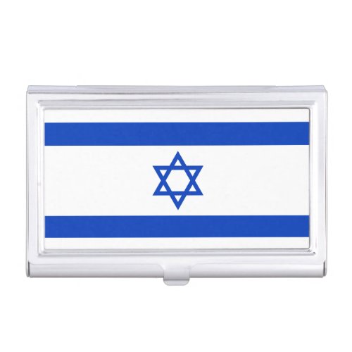 Israel Flag Business Card Case