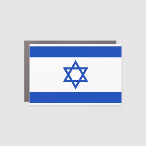 Israel Flag Car Magnet