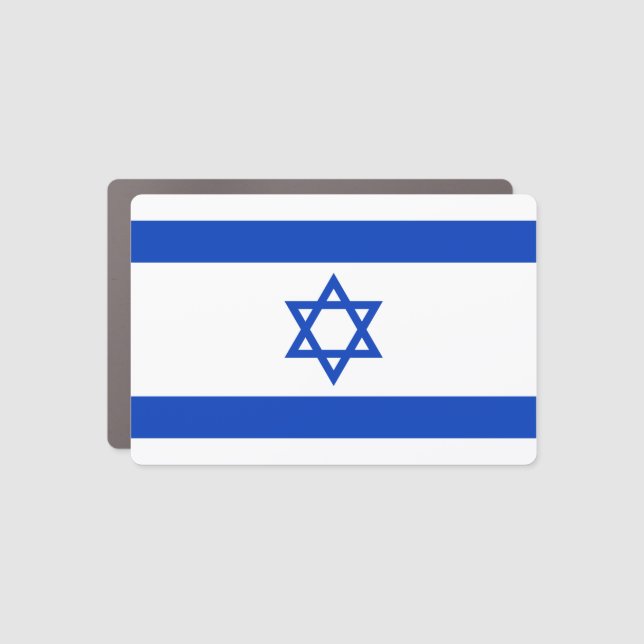 Israel Flag Car Magnet (Front)