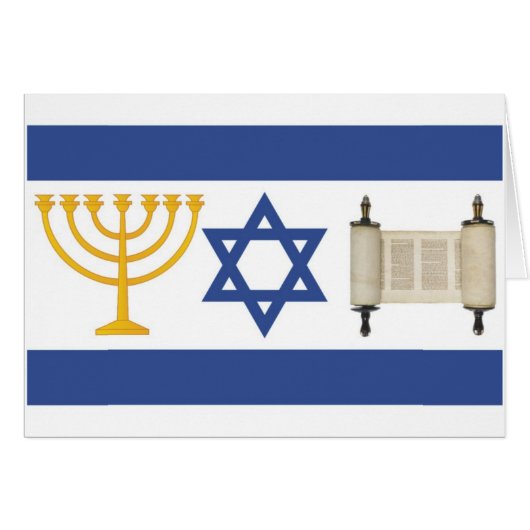 Israel Flag Cards (Front Horizontal)