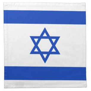 Israel Flag Cloth Napkin