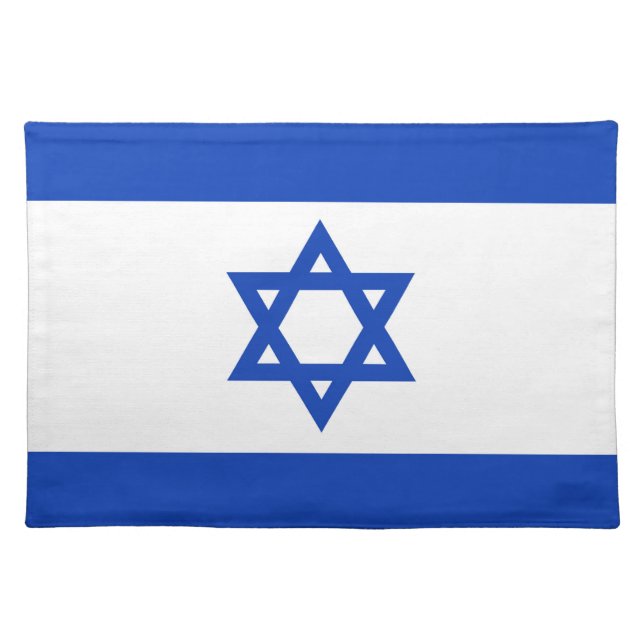 Israel flag cloth placemat (Front)