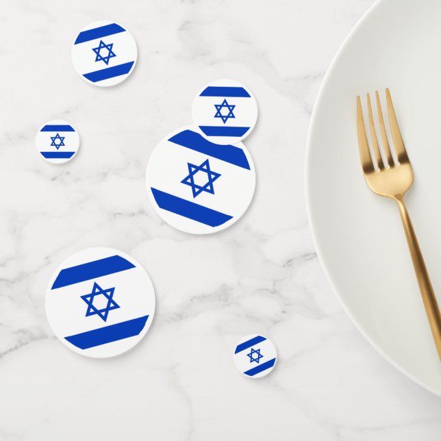 Israel flag confetti (Group)