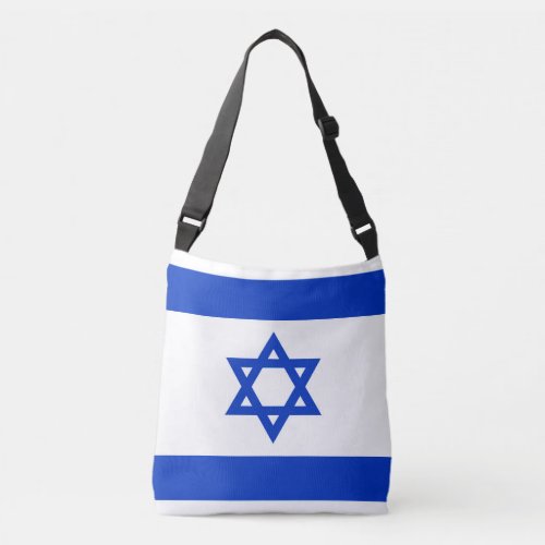 Israel Flag Crossbody Bag