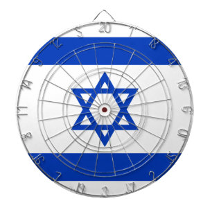 Israel Flag Dartboard