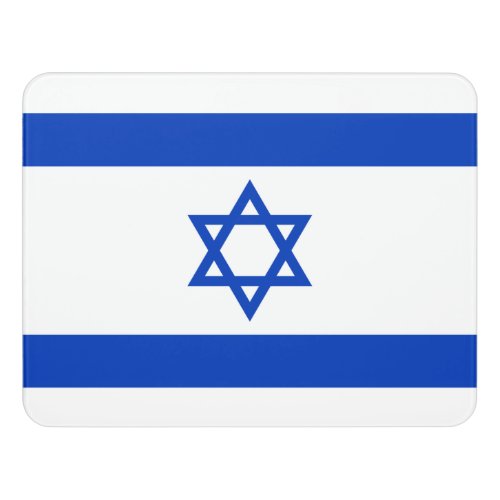 Israel Flag Door Sign
