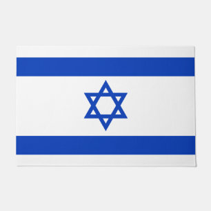 Israel flag doormat