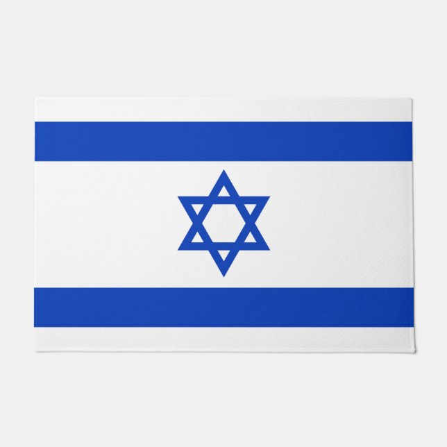 Israel flag  doormat (Front)