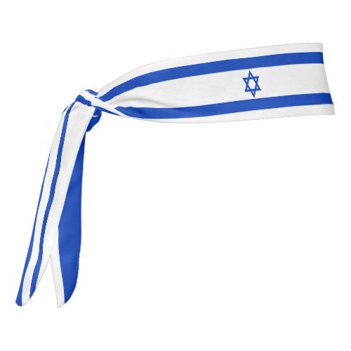 Israel Flag Elegant Patriotic Tie Headband