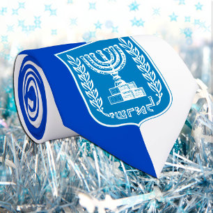 Israel Flag, Emblem & Israel business / fashion Neck Tie