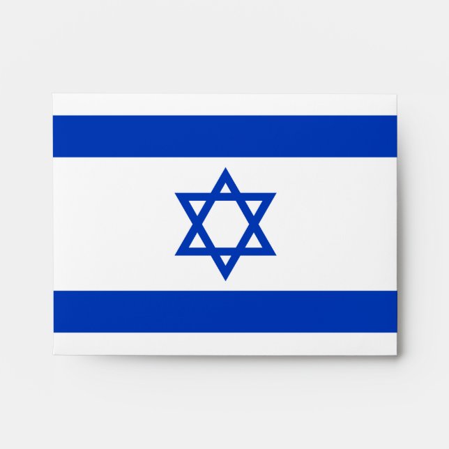 Israel Flag Envelope (Front)