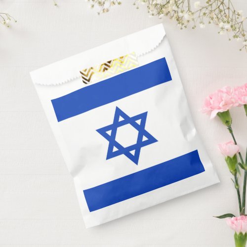 Israel flag favor bag