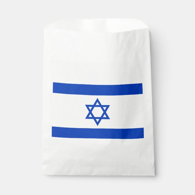 Israel Flag Favor Bag (Front)