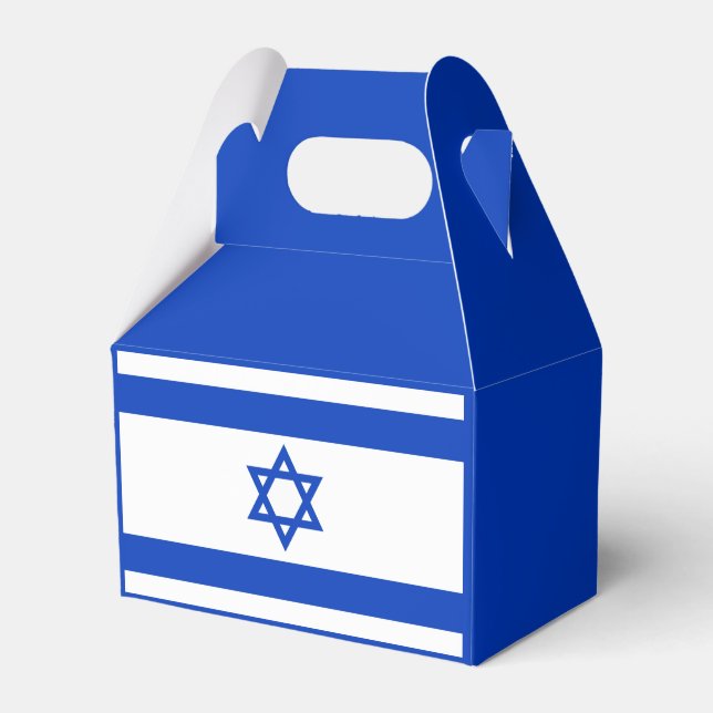 Israel flag  favor boxes (Front Side)