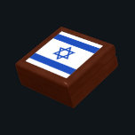 Israel Flag Gift Box<br><div class="desc">Patriotic flag of Israel.</div>