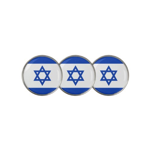 Israel flag golf ball marker