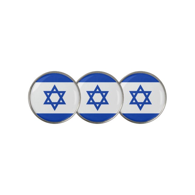 Israel flag golf ball marker (3 Up)
