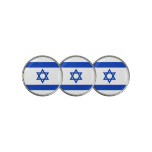 Israel flag golf ball marker