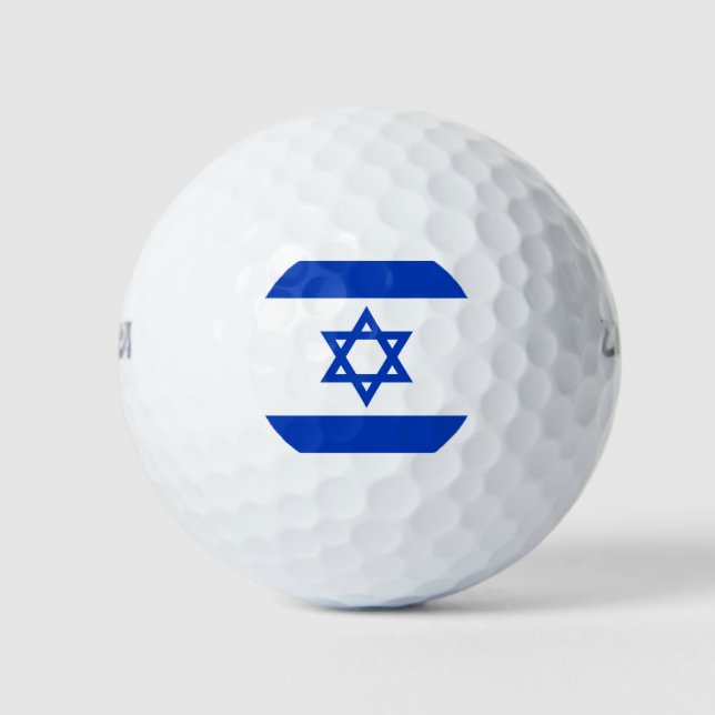 Israel flag golf balls (Front)
