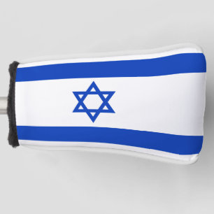 Israel flag golf head cover