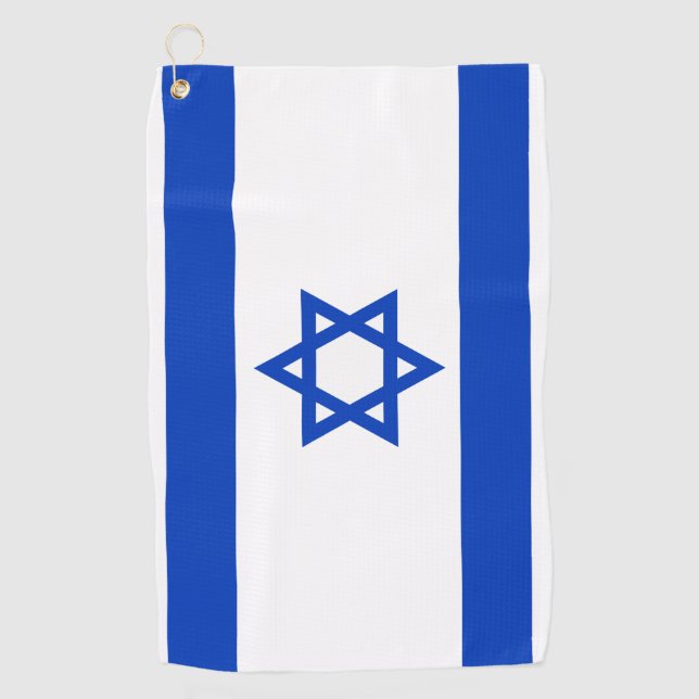 Israel flag  golf towel (Front)