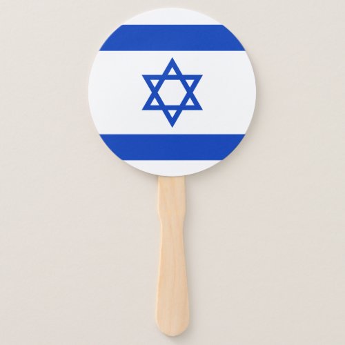 Israel Flag Hand Fan