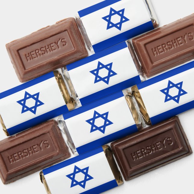 Israel flag hershey's miniatures (Assorted)