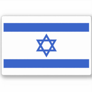 Israel Flag - Israeli Flag - Star of David Sticker