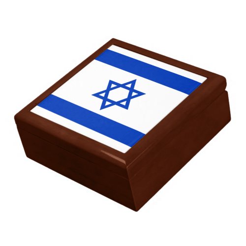 Israel Flag Jewelry Box