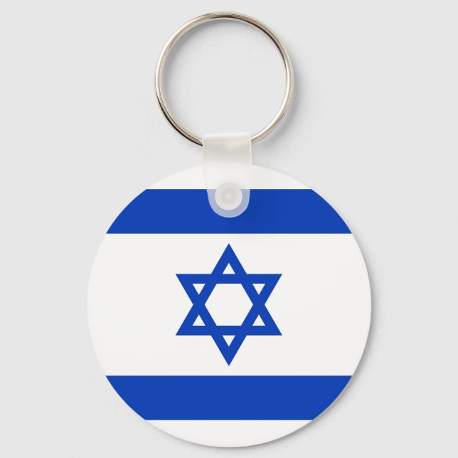Israel Flag Keychain (Front)