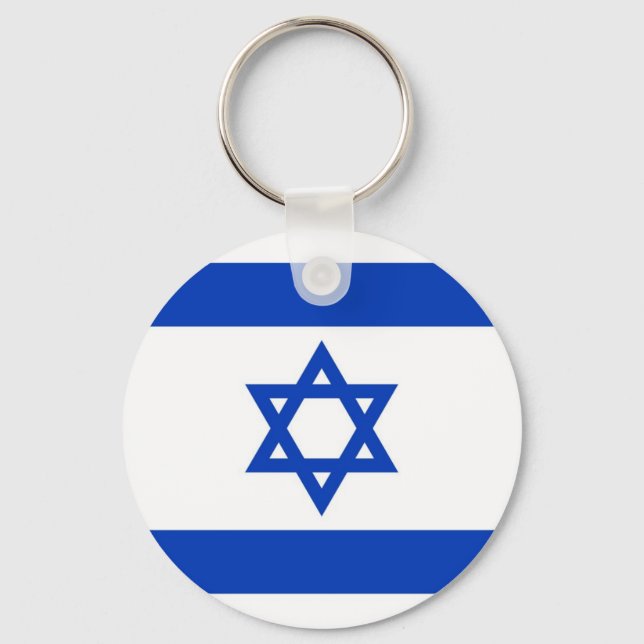 Israel Flag Keychain (Front)