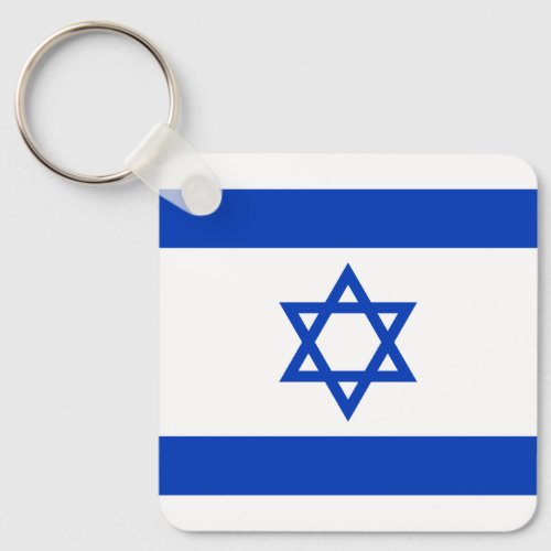 Israel Flag Keychain