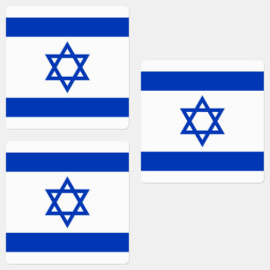 Israel Flag Labels