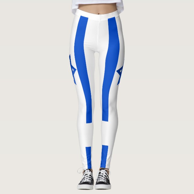 Israel Flag Leggings (Front)