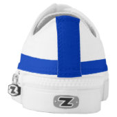 Israel Flag Low-Top Sneakers (Left Shoe Back)