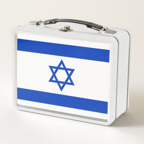 Israel Flag Metal Lunch Box