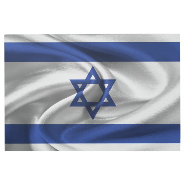 Israel Flag Metal Print (Front)