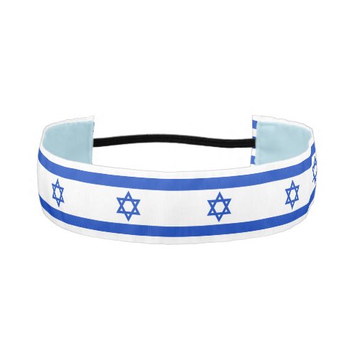 Israel flag modern patriotic athletic headband