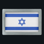 Israel flag modern patriotic belt buckle<br><div class="desc">Israel flag modern patriotic Belt buckle.
Israeli Flag.</div>